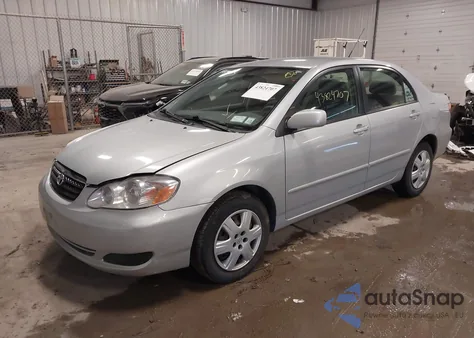 2007 Toyota Corolla Le z USA, uszkodzony, nr VIN 2T1BR30E77C788500
